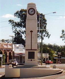 Goomeri War Memorial Clock - Yamba Accommodation 0
