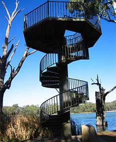 Darling And Murray River Junction And Viewing Tower - Yamba Accommodation 1