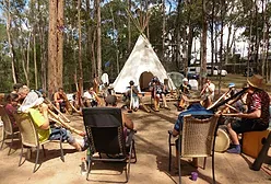 Didgeridoo Jam In The Park - Yamba Accommodation 8