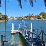 April 19 4 Bedroom Home On Canal With Pool Pontoon Aircon & WiFi! - Yamba Accommodation 0