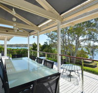 Morisset Bay Waterfront Views Lake House looking over Trinity Marina - Yamba Accommodation