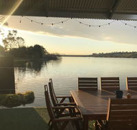 Shack built over the Murray River - Yamba Accommodation