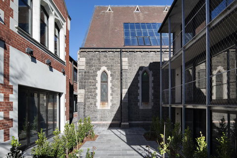 Converted Blue Stone Church - Yamba Accommodation 4