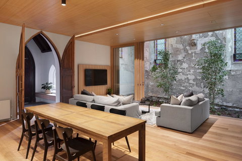 Converted Blue Stone Church - Yamba Accommodation 14