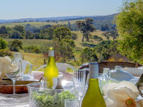 The Farmhouse - Grape Vines And Rolling Green Hills - Yamba Accommodation 0