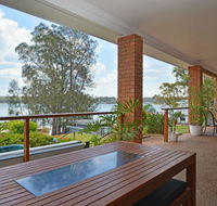 The House on the Lake  Fishing Point Lake Macquarie - honestly put the line in and catch fish - Yamba Accommodation