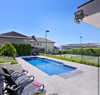 Vue de la Mer Luxury Family Retreat with tennis court pool spa water views - Yamba Accommodation