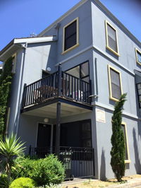 At the beach apartments