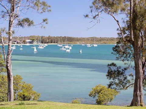 'Corlette Waterfront', 2/44 Danalene Parade - Waterfront Luxury, WIFI, Aircon, Boat Parking - Yamba Accommodation 0