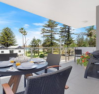 Bathers at the Beach - across from Surf Beach - Yamba Accommodation