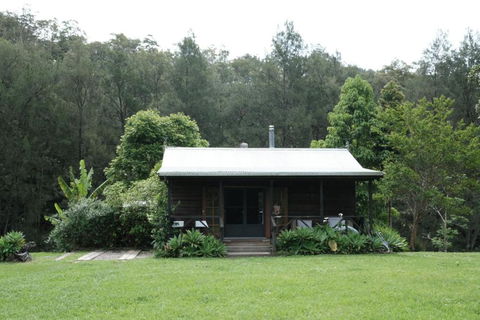 Romantic Wooden Nature Cabin Overlooking Forest & Crystal Clear River - Yamba Accommodation 0