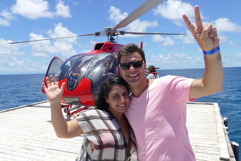 Full Day Reef Cruise Including 10 Minute Heli Scenic Flight: Get High Package - Yamba Accommodation 0
